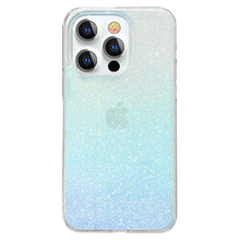 Заредете изображение във визуализатора на галерията – Kingxbar Streamer Series luxury elegant phone case for iPhone 13 Pro blue (Glitter) - TopMag
