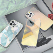 Заредете изображение във визуализатора на галерията – Kingxbar Streamer Series luxury elegant phone case for iPhone 13 Pro blue (Glitter) - TopMag
