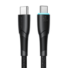 Заредете изображение във визуализатора на галерията – Joyroom Starry Series SA32-CC3 USB-C / USB-C cable 60W 1m - black
