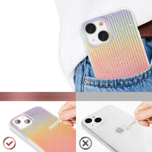 Заредете изображение във визуализатора на галерията – Kingxbar Travel Series luxurious elegant case for iPhone 13 orange (Sunset) - TopMag
