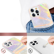 Заредете изображение във визуализатора на галерията – Kingxbar Shell Series luxury elegant phone case for iPhone 13 pearl-pink - TopMag
