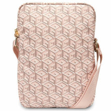 Заредете изображение във визуализатора на галерията – Guess Bag GUTB10HGCFSEP 10" pink/pink GCube Stripe Tablet Bag
