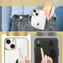 Заредете изображение във визуализатора на галерията – Kingxbar Sky Series luxury case with Swarovski crystals for iPhone 13 gold (Dew) - TopMag
