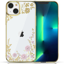 Заредете изображение във визуализатора на галерията – Kingxbar Moon Series luxury case with Swarovski crystals for iPhone 13 pink-gold - TopMag
