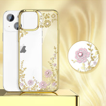 Заредете изображение във визуализатора на галерията – Kingxbar Moon Series luxury case with Swarovski crystals for iPhone 13 pink-gold - TopMag
