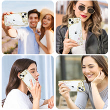 Заредете изображение във визуализатора на галерията – Kingxbar Moon Series luxury case with Swarovski crystals for iPhone 13 pink-gold - TopMag
