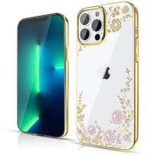 Заредете изображение във визуализатора на галерията – Kingxbar Moon Series luxury case with Swarovski crystals for iPhone 13 Pro pink-gold - TopMag
