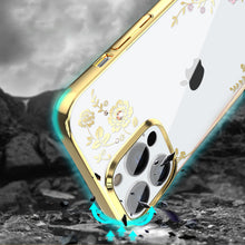 Заредете изображение във визуализатора на галерията – Kingxbar Moon Series luxury case with Swarovski crystals for iPhone 13 Pro pink-gold - TopMag
