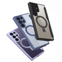 Заредете изображение във визуализатора на галерията – Dux Ducis Skin X Pro case with magnetic ring / stand for Samsung S24 Ultra - blue
