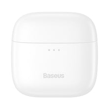 Заредете изображение във визуализатора на галерията – Baseus E8 wireless Bluetooth 5.0 TWS Earbuds earphones waterproof IPX5 white (NGE8-02) - TopMag

