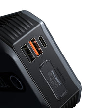 Заредете изображение във визуализатора на галерията – Baseus powerbank Power Starter Jump Starter device booster 2000mAh 12V (2000A / 1000A) + crocodile cables black (CGNL020001) - TopMag
