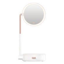 Заредете изображение във визуализатора на галерията – Baseus Smart Beauty Series Lighted Makeup Mirror with Storage Box white (DGZM-02) - TopMag
