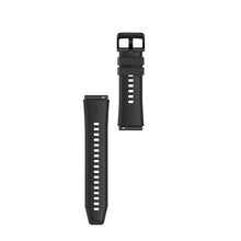 Заредете изображение във визуализатора на галерията – Silicone strap for Huawei Watch GT / GT2 / GT2 Pro smartwatch black - TopMag
