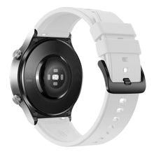 Заредете изображение във визуализатора на галерията – Silicone strap for Huawei Watch GT / GT2 / GT2 Pro smartwatch white - TopMag
