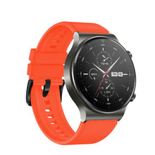 Заредете изображение във визуализатора на галерията – Silicone strap for Huawei Watch GT / GT2 / GT2 Pro orange - TopMag
