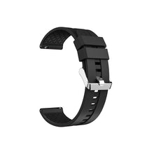 Заредете изображение във визуализатора на галерията – Silicone strap for Huawei Watch GT / GT2 / GT2 Pro smartwatch black - TopMag
