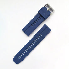 Заредете изображение във визуализатора на галерията – Silicone strap for Huawei Watch GT / GT2 / GT2 Pro blue smartwatch - TopMag

