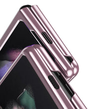 Заредете изображение във визуализатора на галерията – Plating Case hard case Electroplating frame Cover for Samsung Galaxy Z Fold 3 pink - TopMag
