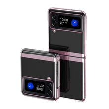 Заредете изображение във визуализатора на галерията – Plating Case hard case Electroplating frame Cover for Samsung Galaxy Z Flip 3 pink - TopMag
