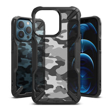Заредете изображение във визуализатора на галерията – Ringke Fusion X Design durable PC Case with TPU Bumper for iPhone 13 Pro Max black (FX555E73) - TopMag
