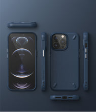 Заредете изображение във визуализатора на галерията – Ringke Onyx Durable TPU Case Cover for iPhone 13 Pro Max navy blue (N556E63) - TopMag

