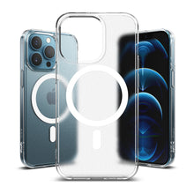 Заредете изображение във визуализатора на галерията – Ringke Fusion Magnetic Magnetic Hard Case with Gel Frame for iPhone 13 Pro Transparent (FMGM548E52) (MagSafe Compatible) - TopMag
