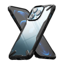 Заредете изображение във визуализатора на галерията – Ringke Fusion X durable PC Case with TPU Bumper for iPhone 13 Pro black (FX550E55) - TopMag
