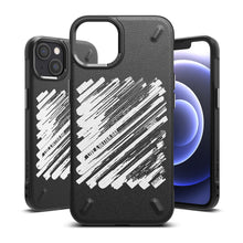 Заредете изображение във визуализатора на галерията – Ringke Onyx Design Durable TPU Case Cover for iPhone 13 black (Paint) (OD546E229) - TopMag
