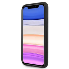 Заредете изображение във визуализатора на галерията – Ferrari FEOMSHCN61BK iPhone 11 6,1" / Xr czarny/black hardcase Off Track Leather Nylon Stripe - TopMag

