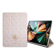 Заредете изображение във визуализатора на галерията – Guess GUIC11G4GFPI iPad 11" 2021 Book Cover różowy/pink 4G Collection - TopMag
