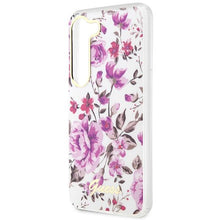 Заредете изображение във визуализатора на галерията – Guess GUHCS23MHCFWST S23+ S916 white/white hardcase Flower Collection
