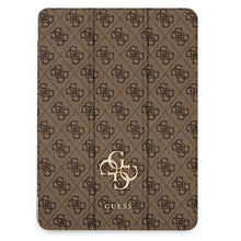 Заредете изображение във визуализатора на галерията – Guess GUIC12G4GFBR iPad 12,9" 2021 Book Cover brąz/brown 4G Collection - TopMag
