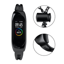 Заредете изображение във визуализатора на галерията – Replacment metal band bracelet strap for Xiaomi Mi Band 6 / 5 / 4 / 3 black - TopMag
