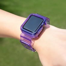 Заредете изображение във визуализатора на галерията – Strap Light Set replacement band strap case for Watch 3 42mm / Watch 2 42mm purple - TopMag
