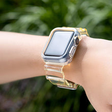 Заредете изображение във визуализатора на галерията – Strap Light Set replacement band strap case for Watch 6 40mm / Watch 5 40mm / Watch 4 40mm / Watch SE 40mm yellow - TopMag
