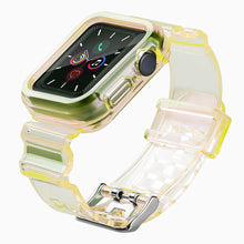 Заредете изображение във визуализатора на галерията – Strap Light Set replacement band strap case for Watch 6 40mm / Watch 5 40mm / Watch 4 40mm / Watch SE 40mm yellow - TopMag
