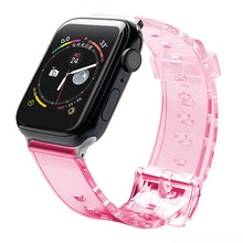 Заредете изображение във визуализатора на галерията – Strap Light Silicone Wristband Strap Bracelet Watch Bracelet Watch 6/5/4/3/2 (44mm / 42mm) Red - TopMag
