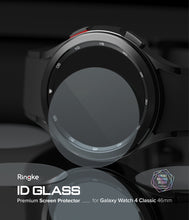 Заредете изображение във визуализатора на галерията – Ringke IDGL 4pcs Tempered Glass for Samsung Galaxy Watch 4 Classic 46mm on a Rake (G4as056) - TopMag
