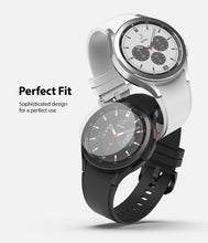 Заредете изображение във визуализатора на галерията – Ringke IDGL 4pcs Tempered Glass for Samsung Galaxy Watch 4 Classic 46mm on a Rake (G4as056) - TopMag
