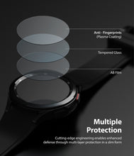 Заредете изображение във визуализатора на галерията – Ringke IDGL 4pcs Tempered Glass for Samsung Galaxy Watch 4 Classic 46mm on a Rake (G4as056) - TopMag
