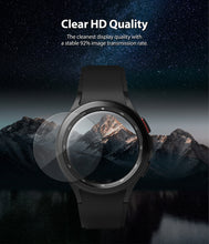 Заредете изображение във визуализатора на галерията – Ringke IDGL 4pcs Tempered Glass for Samsung Galaxy Watch 4 Classic 46mm on a Rake (G4as056) - TopMag
