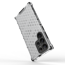 Заредете изображение във визуализатора на галерията – Honeycomb case for Samsung Galaxy S23 Ultra armored hybrid cover transparent
