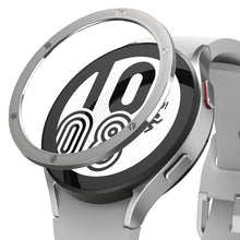 Заредете изображение във визуализатора на галерията – Ringke Bezel Styling case frame envelope ring Watch 6 / 5 / 4 (44mm) silver (Stainless Steel) (GW4-44-42) - TopMag
