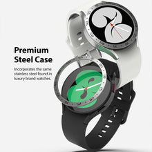 Заредете изображение във визуализатора на галерията – Ringke Bezel Styling case frame envelope ring Watch 6 / 5 / 4 (44mm) silver (Stainless Steel) (GW4-44-42) - TopMag
