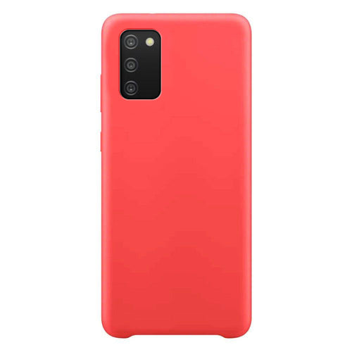 Silicone Case Soft Flexible Rubber Cover for Samsung Galaxy A03s red - TopMag