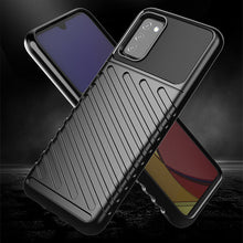 Заредете изображение във визуализатора на галерията – Thunder Case Flexible Tough Rugged Cover TPU Case for Samsung Galaxy A03s black - TopMag
