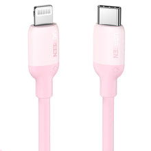 Заредете изображение във визуализатора на галерията – Ugreen fast charging cable USB Type C - Lightning (MFI certified) chip C94 Power Delivery 1m pink (60625 US387) - TopMag
