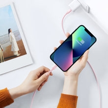 Заредете изображение във визуализатора на галерията – Ugreen fast charging cable USB Type C - Lightning (MFI certified) chip C94 Power Delivery 1m pink (60625 US387) - TopMag
