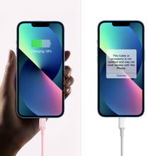 Заредете изображение във визуализатора на галерията – Ugreen fast charging cable USB Type C - Lightning (MFI certified) chip C94 Power Delivery 1m pink (60625 US387) - TopMag
