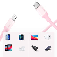 Заредете изображение във визуализатора на галерията – Ugreen fast charging cable USB Type C - Lightning (MFI certified) chip C94 Power Delivery 1m pink (60625 US387) - TopMag
